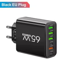 Chargeur USB multiport 65 W à charge rapide